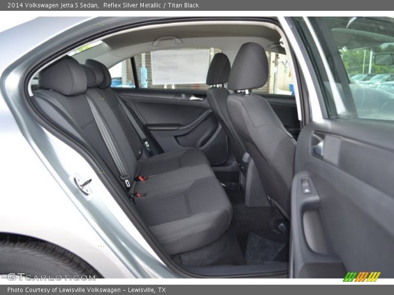 Reflex Silver Metallic / Titan Black 2014 Volkswagen Jetta S Sedan