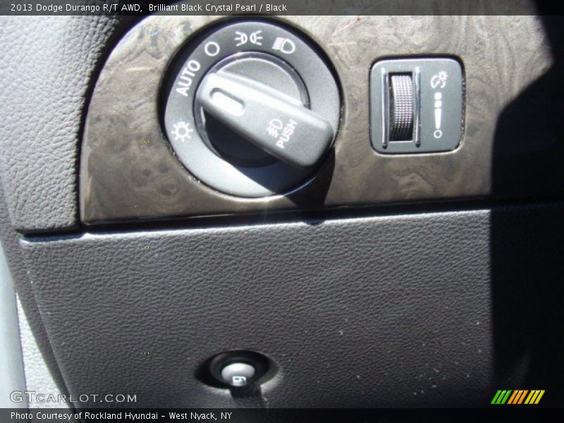 Brilliant Black Crystal Pearl / Black 2013 Dodge Durango R/T AWD