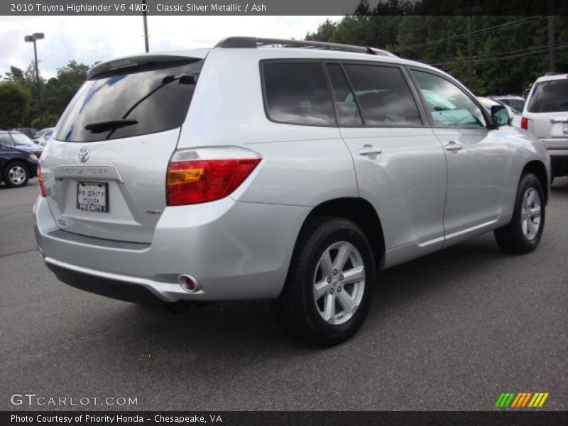 Classic Silver Metallic / Ash 2010 Toyota Highlander V6 4WD