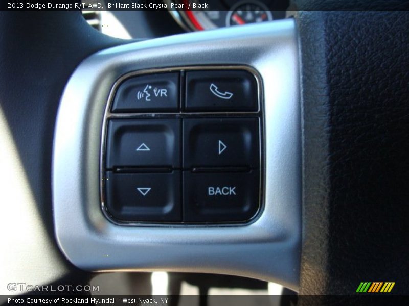 Brilliant Black Crystal Pearl / Black 2013 Dodge Durango R/T AWD