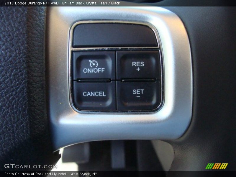 Brilliant Black Crystal Pearl / Black 2013 Dodge Durango R/T AWD