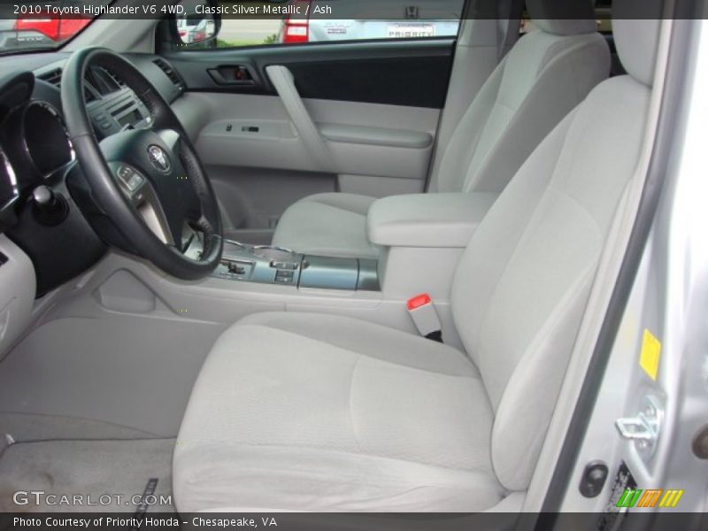 Classic Silver Metallic / Ash 2010 Toyota Highlander V6 4WD