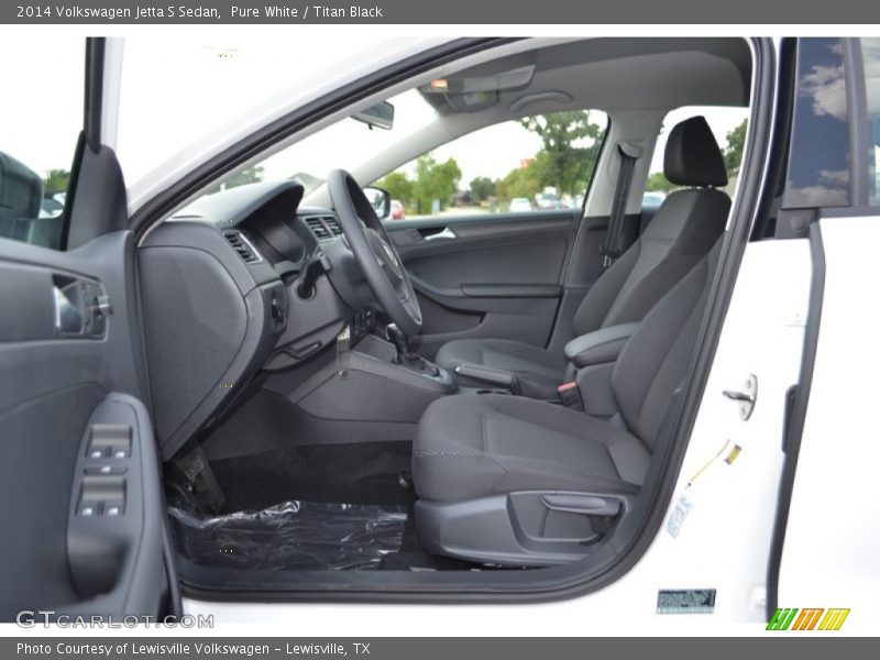 Pure White / Titan Black 2014 Volkswagen Jetta S Sedan