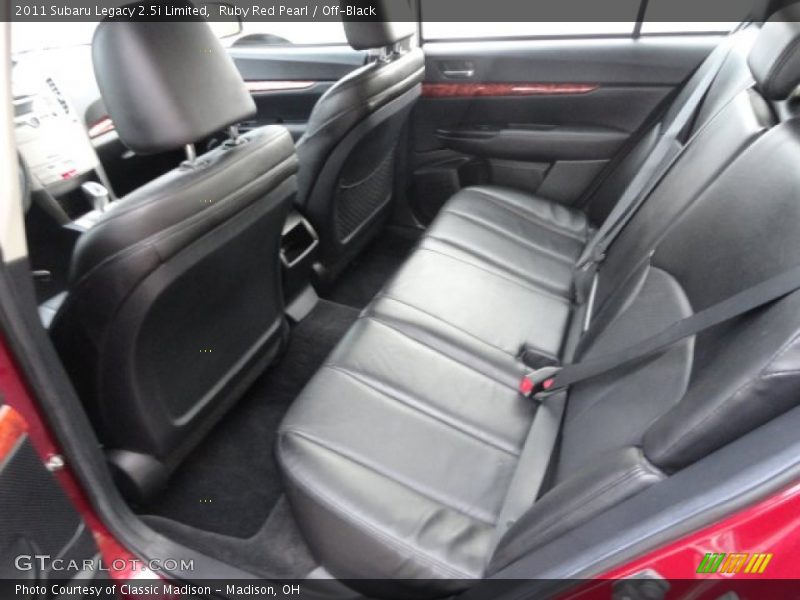 Ruby Red Pearl / Off-Black 2011 Subaru Legacy 2.5i Limited