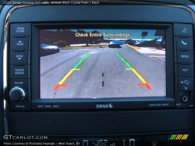Brilliant Black Crystal Pearl / Black 2013 Dodge Durango R/T AWD