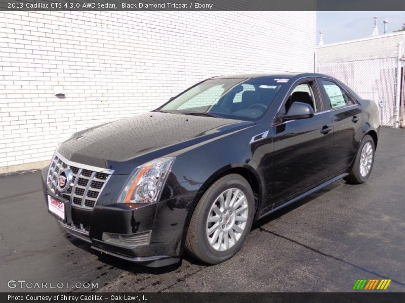 Black Diamond Tricoat / Ebony 2013 Cadillac CTS 4 3.0 AWD Sedan