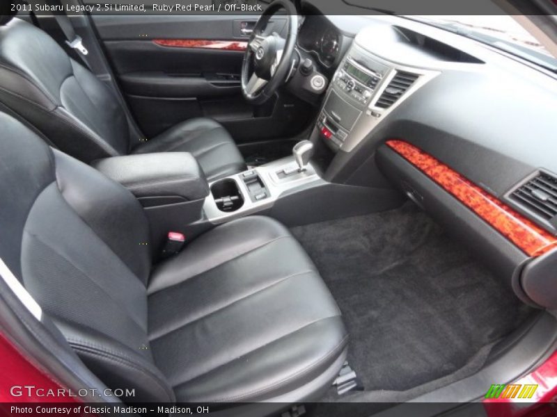 Ruby Red Pearl / Off-Black 2011 Subaru Legacy 2.5i Limited
