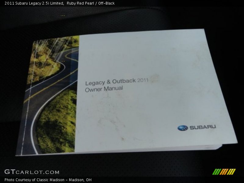 Ruby Red Pearl / Off-Black 2011 Subaru Legacy 2.5i Limited