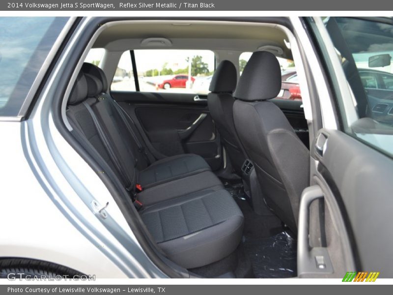 Rear Seat of 2014 Jetta S SportWagen