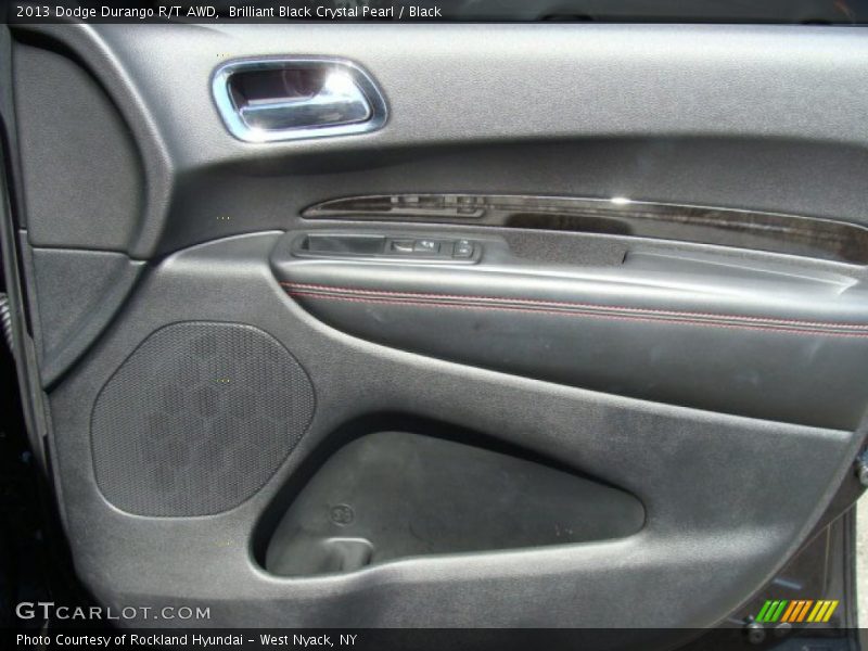 Brilliant Black Crystal Pearl / Black 2013 Dodge Durango R/T AWD