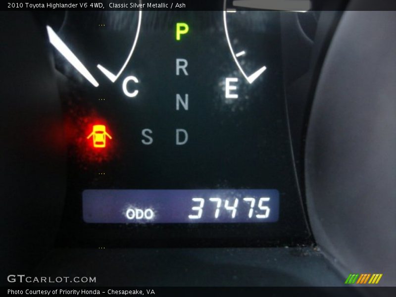 Classic Silver Metallic / Ash 2010 Toyota Highlander V6 4WD