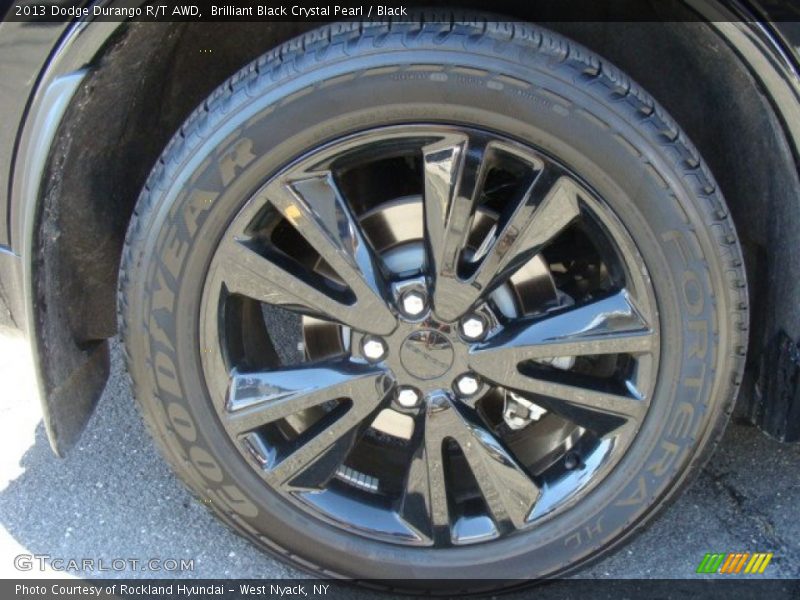 Brilliant Black Crystal Pearl / Black 2013 Dodge Durango R/T AWD