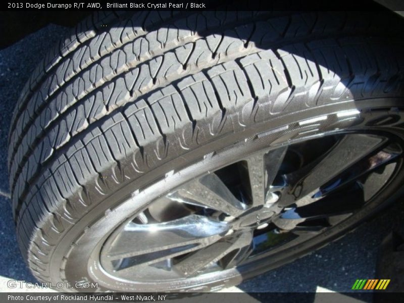 Brilliant Black Crystal Pearl / Black 2013 Dodge Durango R/T AWD