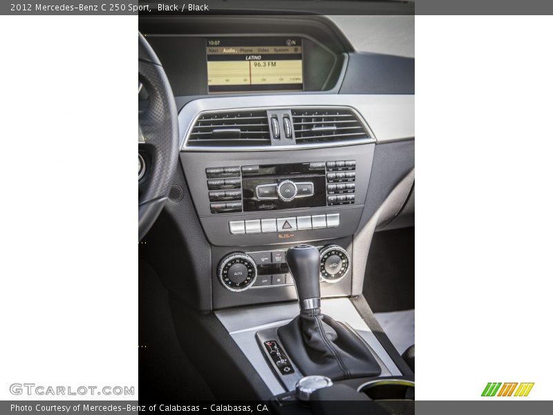 Black / Black 2012 Mercedes-Benz C 250 Sport