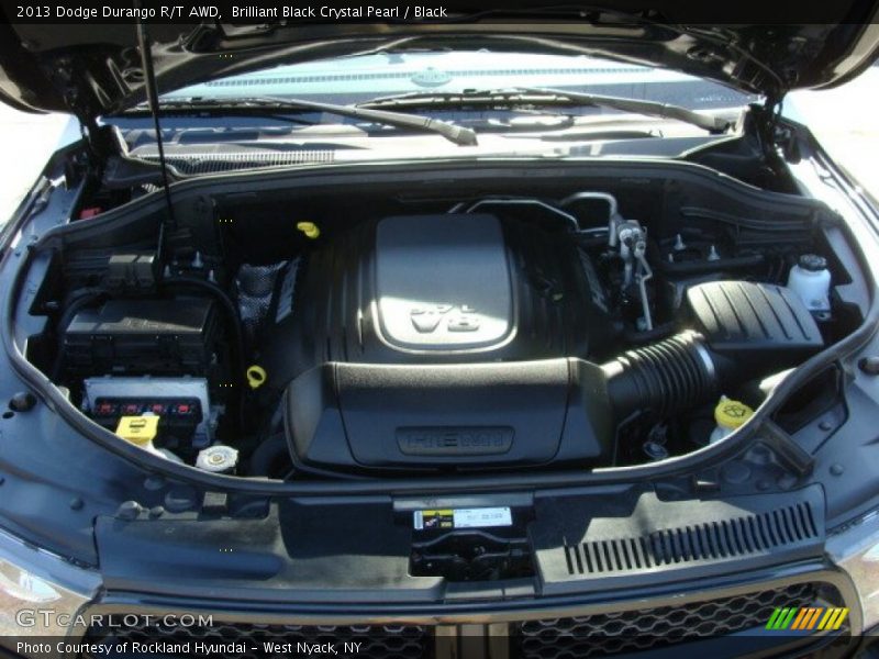Brilliant Black Crystal Pearl / Black 2013 Dodge Durango R/T AWD