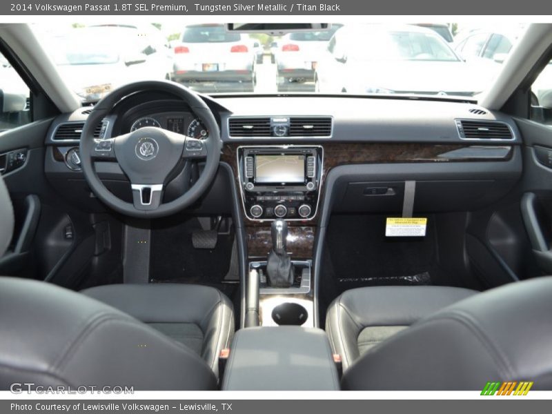 Tungsten Silver Metallic / Titan Black 2014 Volkswagen Passat 1.8T SEL Premium