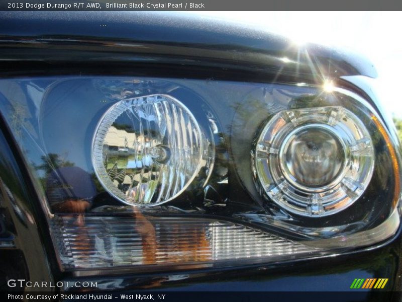 Brilliant Black Crystal Pearl / Black 2013 Dodge Durango R/T AWD
