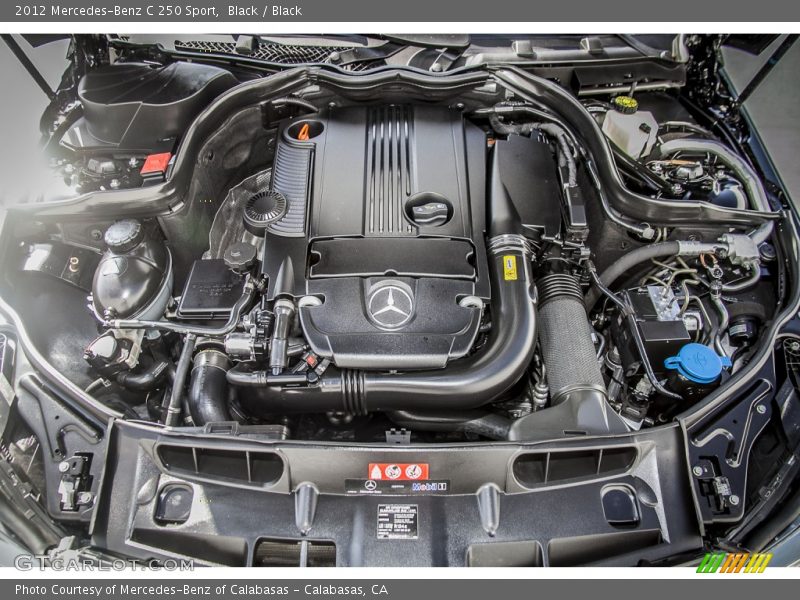 Black / Black 2012 Mercedes-Benz C 250 Sport