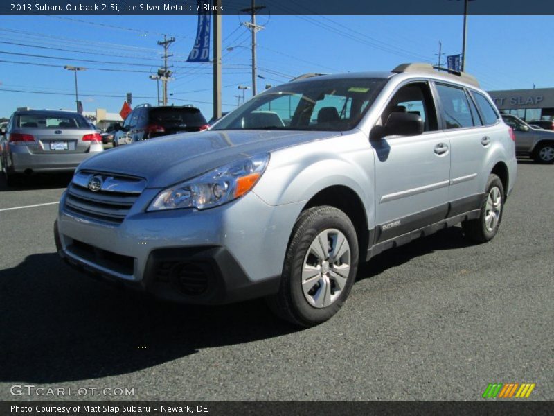 Ice Silver Metallic / Black 2013 Subaru Outback 2.5i