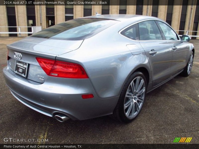 Quartz Gray Metallic / Black 2014 Audi A7 3.0T quattro Premium Plus