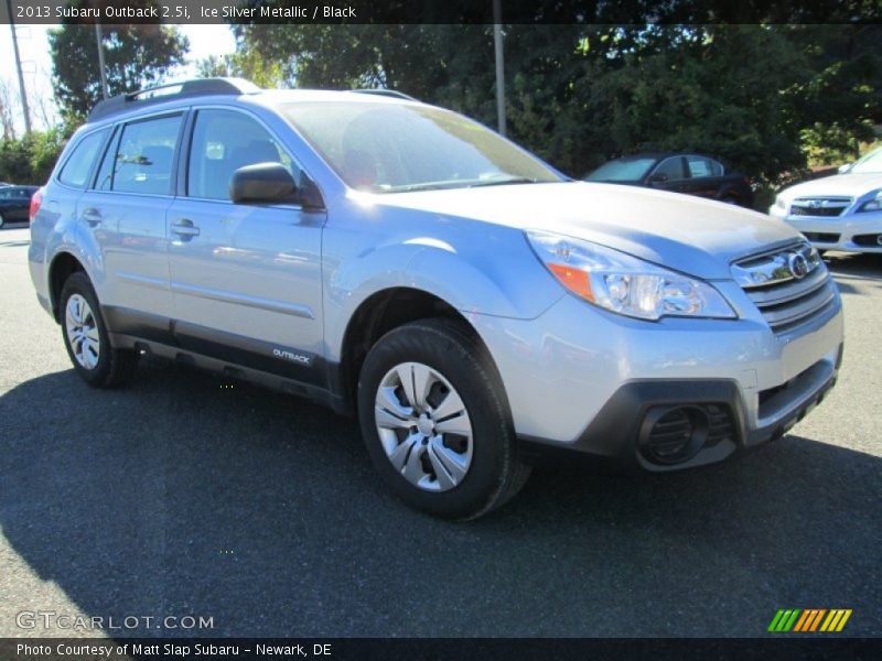 Ice Silver Metallic / Black 2013 Subaru Outback 2.5i