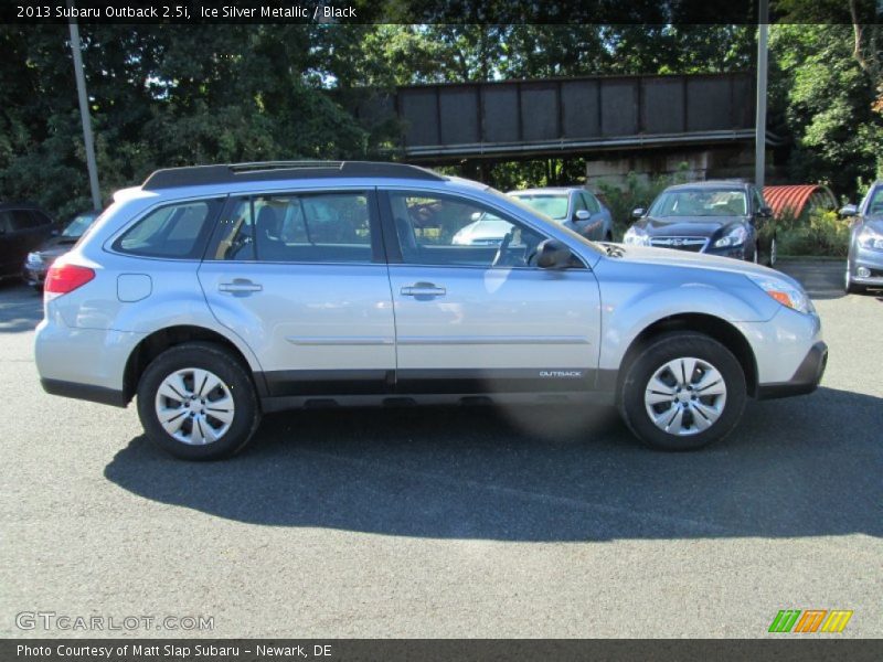 Ice Silver Metallic / Black 2013 Subaru Outback 2.5i