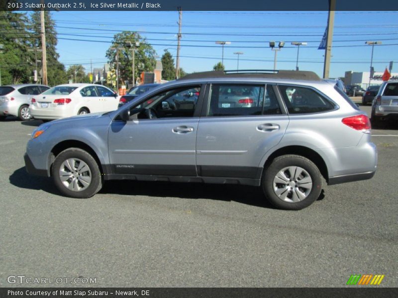 Ice Silver Metallic / Black 2013 Subaru Outback 2.5i