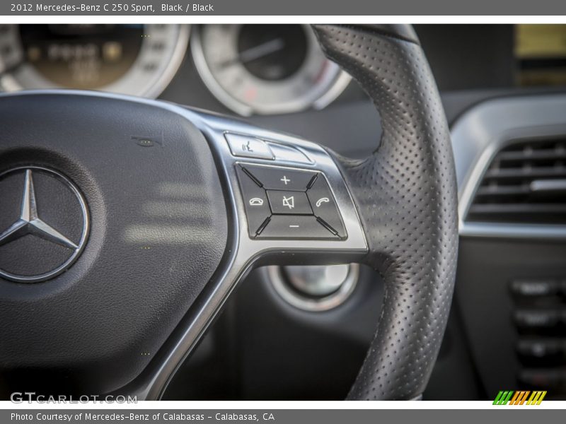 Black / Black 2012 Mercedes-Benz C 250 Sport