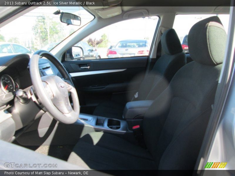 Ice Silver Metallic / Black 2013 Subaru Outback 2.5i