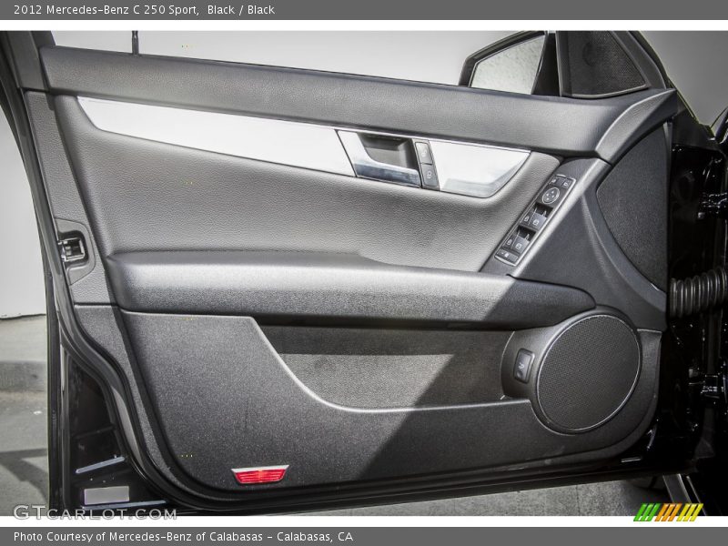 Black / Black 2012 Mercedes-Benz C 250 Sport