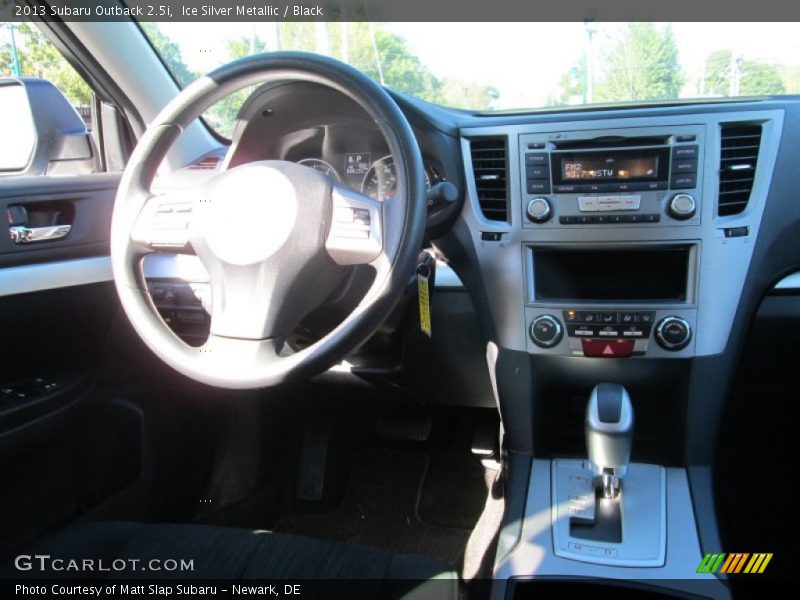 Ice Silver Metallic / Black 2013 Subaru Outback 2.5i