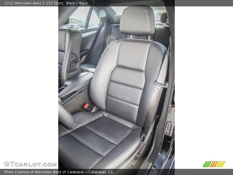 Black / Black 2012 Mercedes-Benz C 250 Sport