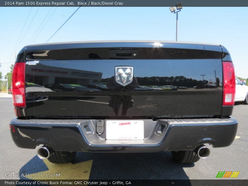 Black / Black/Diesel Gray 2014 Ram 1500 Express Regular Cab