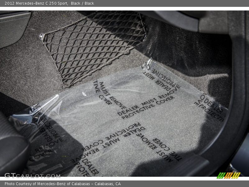 Black / Black 2012 Mercedes-Benz C 250 Sport