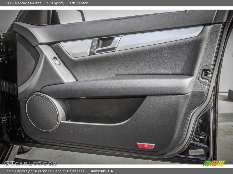 Black / Black 2012 Mercedes-Benz C 250 Sport
