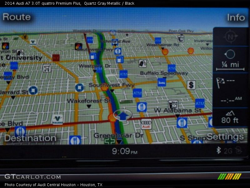 Quartz Gray Metallic / Black 2014 Audi A7 3.0T quattro Premium Plus