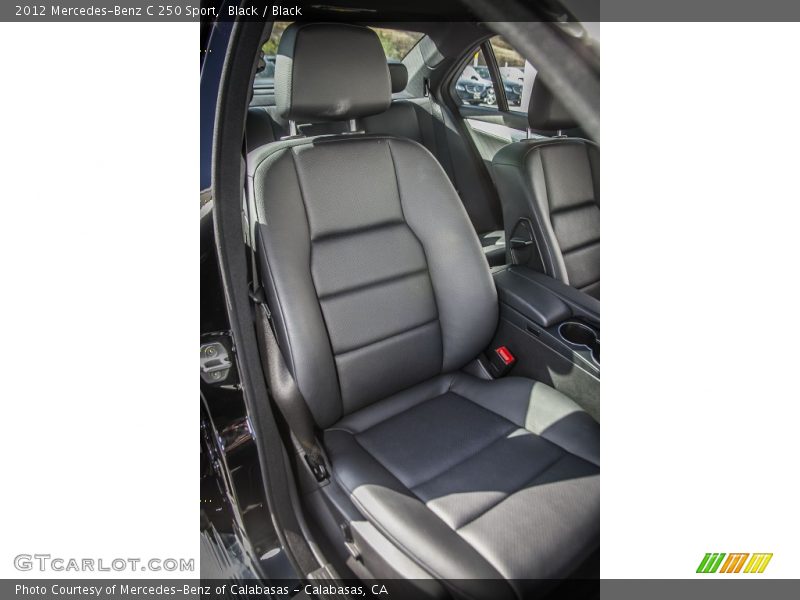 Black / Black 2012 Mercedes-Benz C 250 Sport
