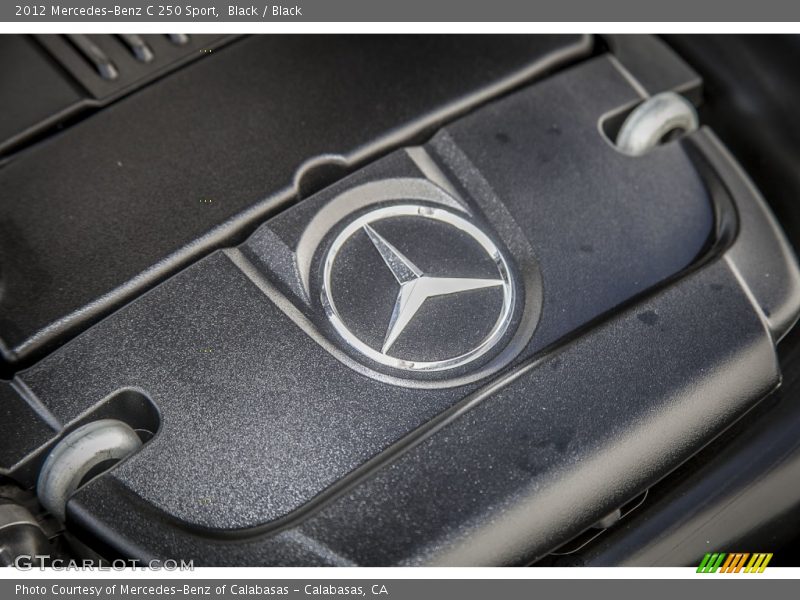 Black / Black 2012 Mercedes-Benz C 250 Sport