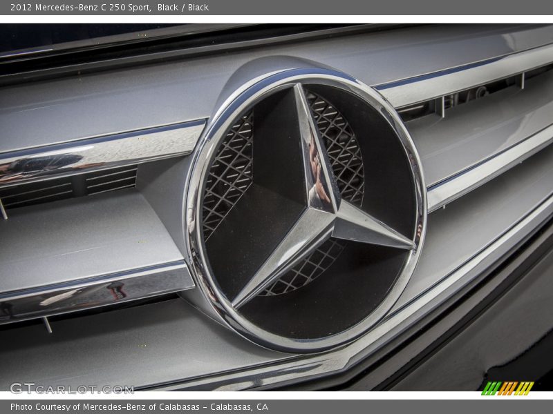 Black / Black 2012 Mercedes-Benz C 250 Sport