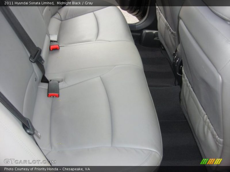 Midnight Black / Gray 2011 Hyundai Sonata Limited