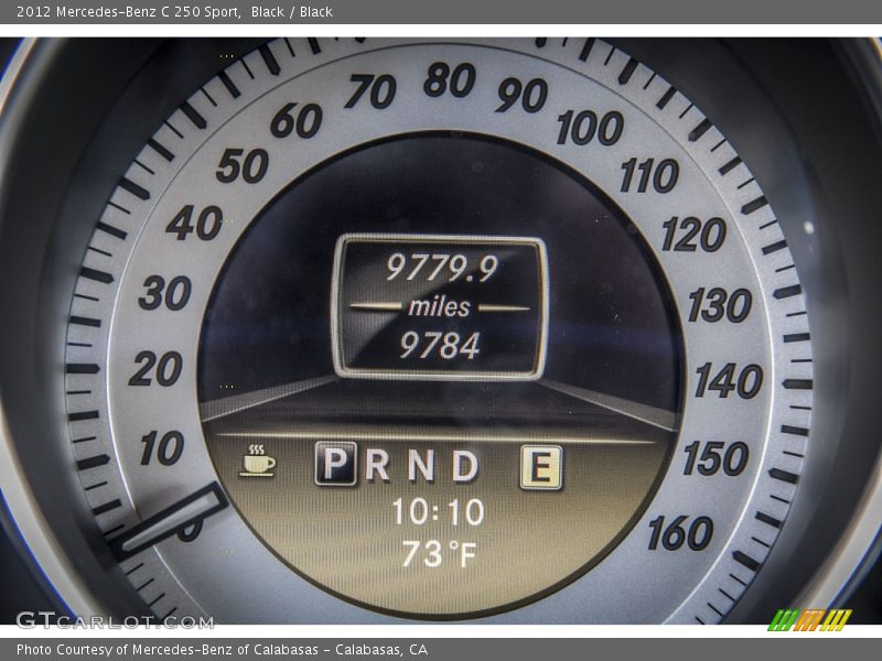 Black / Black 2012 Mercedes-Benz C 250 Sport