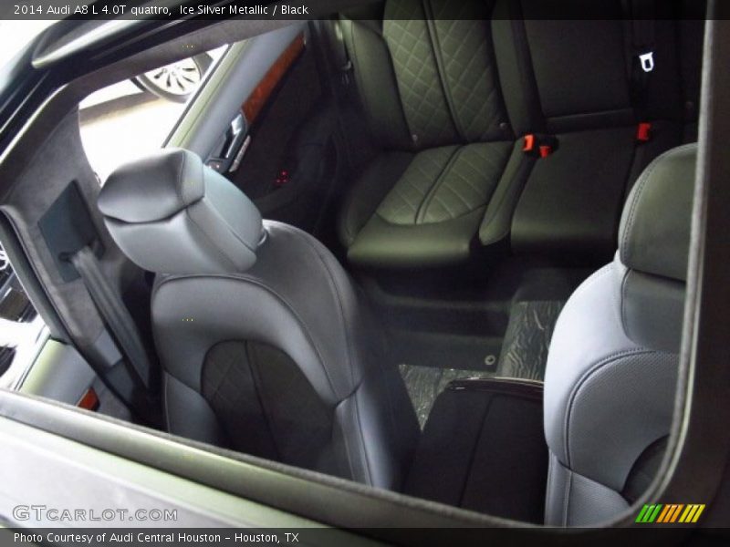 Ice Silver Metallic / Black 2014 Audi A8 L 4.0T quattro