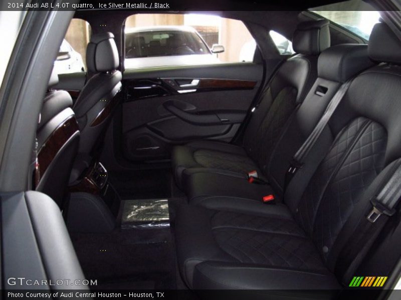 Ice Silver Metallic / Black 2014 Audi A8 L 4.0T quattro
