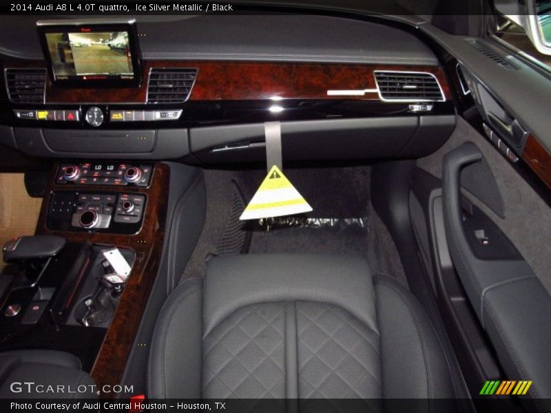 Ice Silver Metallic / Black 2014 Audi A8 L 4.0T quattro