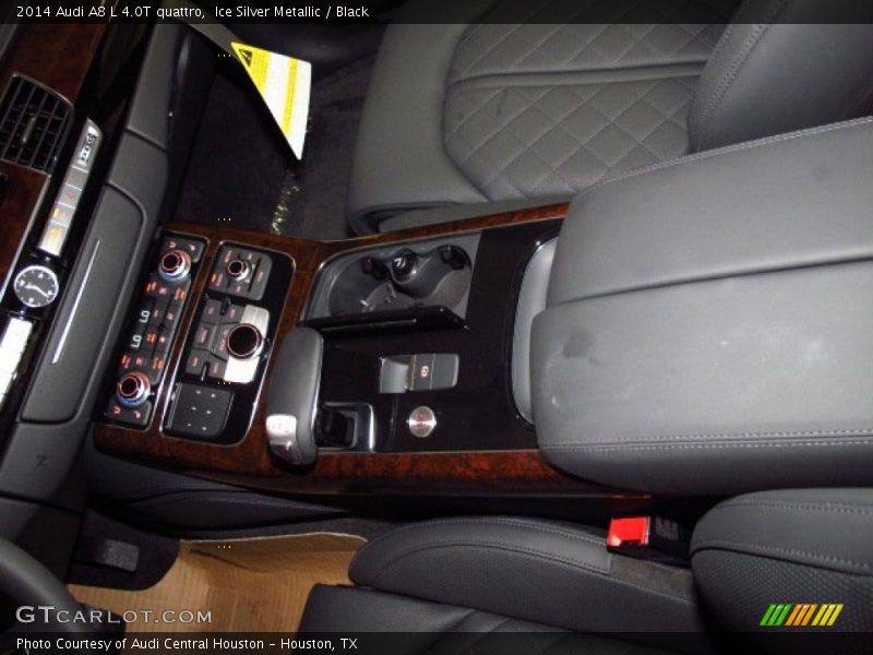 Ice Silver Metallic / Black 2014 Audi A8 L 4.0T quattro