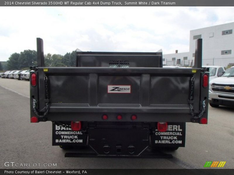 Summit White / Dark Titanium 2014 Chevrolet Silverado 3500HD WT Regular Cab 4x4 Dump Truck