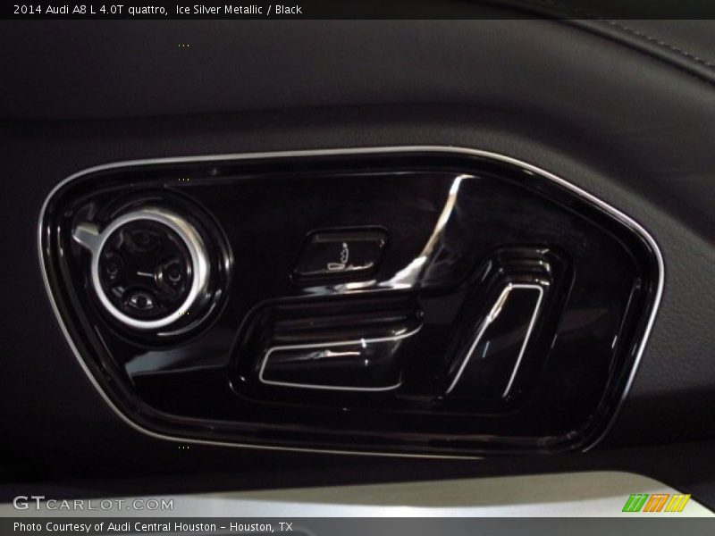 Ice Silver Metallic / Black 2014 Audi A8 L 4.0T quattro