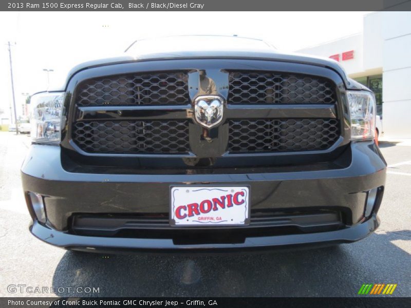 Black / Black/Diesel Gray 2013 Ram 1500 Express Regular Cab