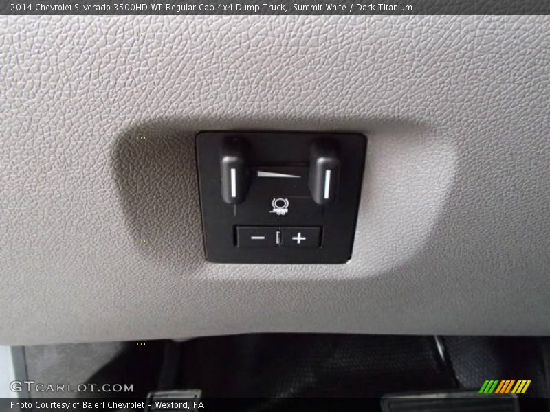 Summit White / Dark Titanium 2014 Chevrolet Silverado 3500HD WT Regular Cab 4x4 Dump Truck
