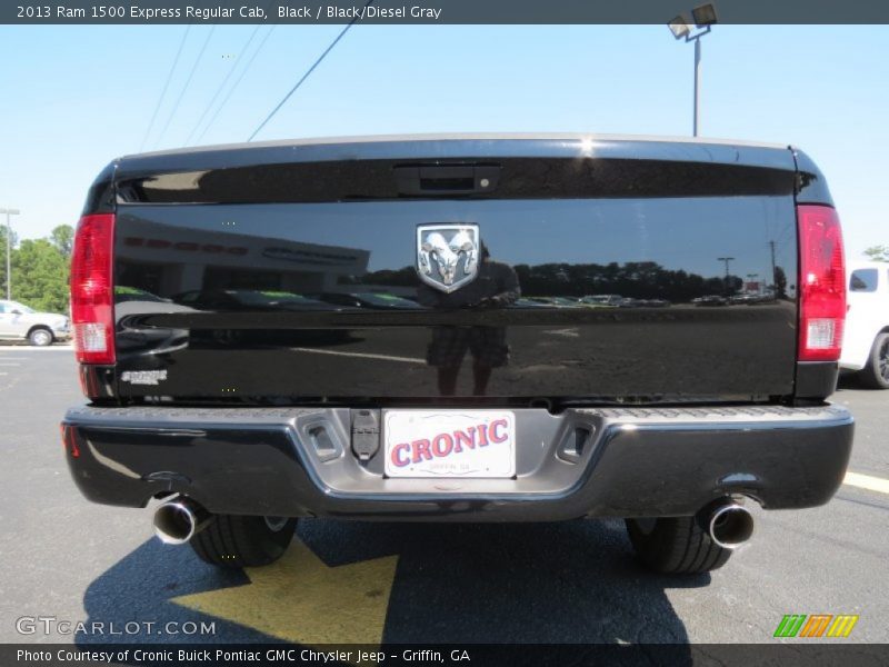 Black / Black/Diesel Gray 2013 Ram 1500 Express Regular Cab